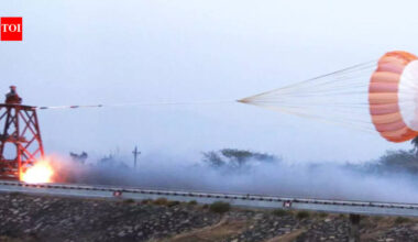 DRDO conducts successful qualification test for Gaganyaan drogue parachute | India News