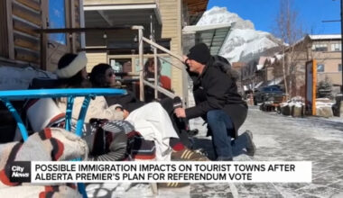 Possible immigration impacts on tourist towns after Alberta premier’s plan for referendum vote