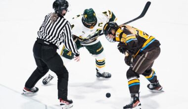 Bisons pull away late, steal Game 1 from Pandas in Edmonton