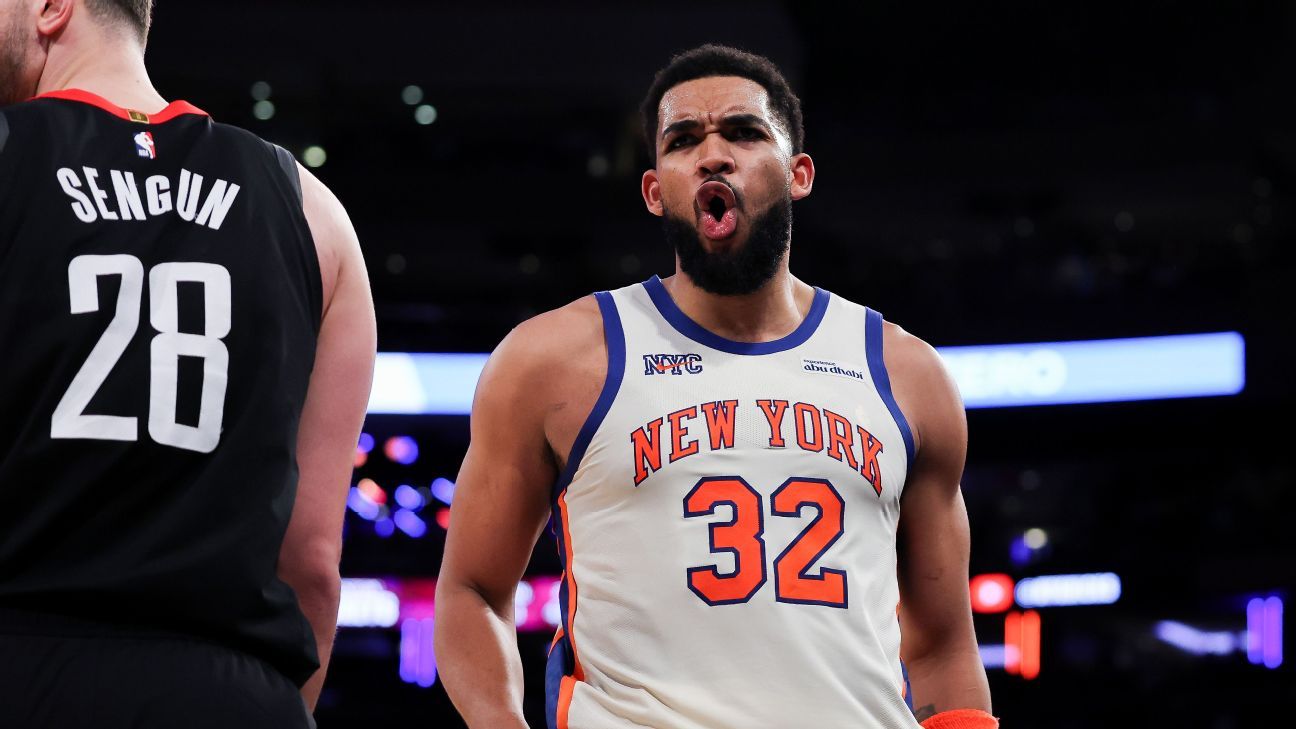 Towns fires up Knicks in 18-point 4th-quarter rally vs. Rockets