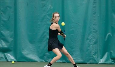 Mullaney Takes Clincher; Women’s Tennis Tops Le Moyne