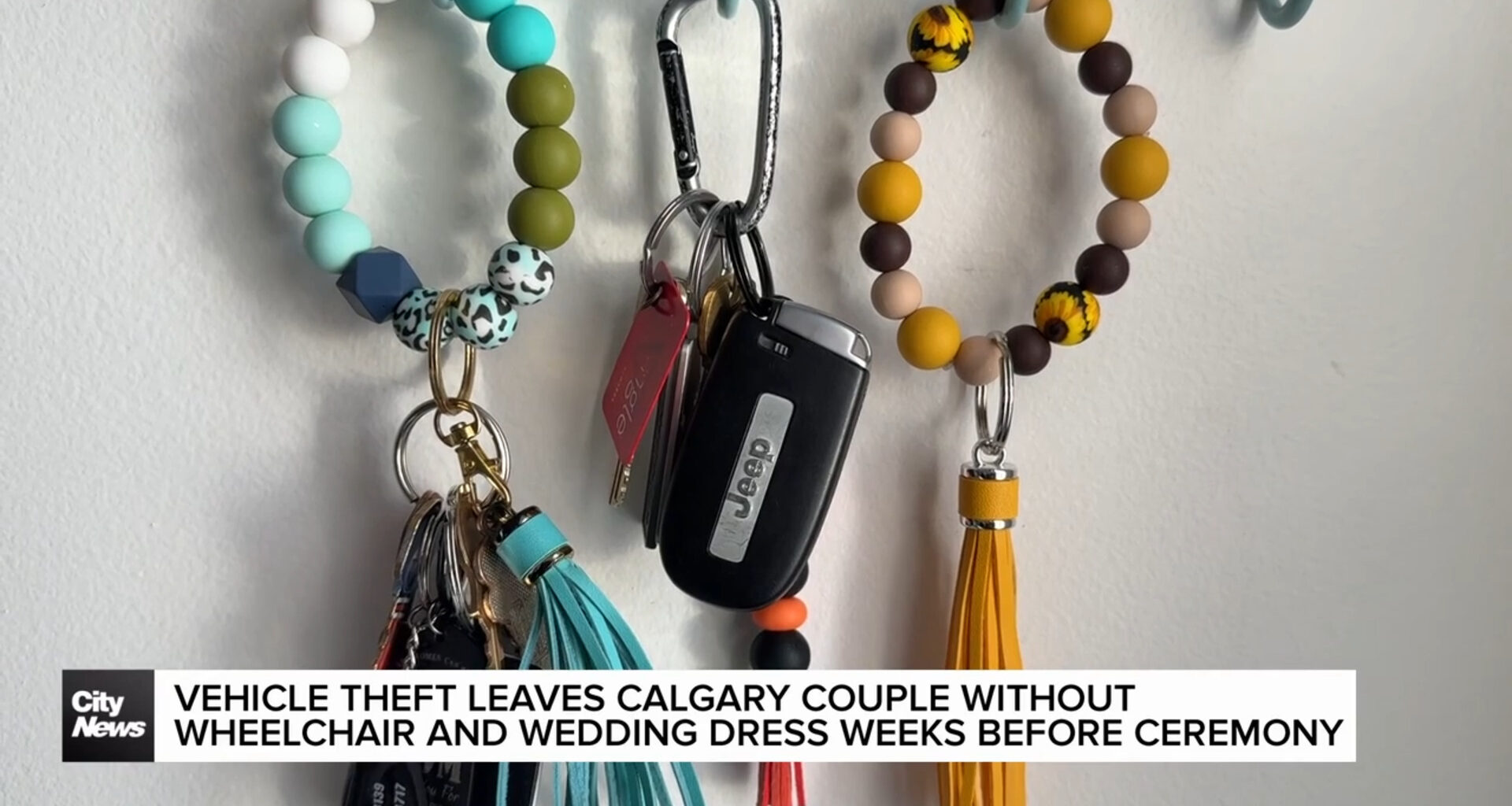 Vehicle theft leaves Calgary couple without wheelchair and wedding dress weeks before ceremony
