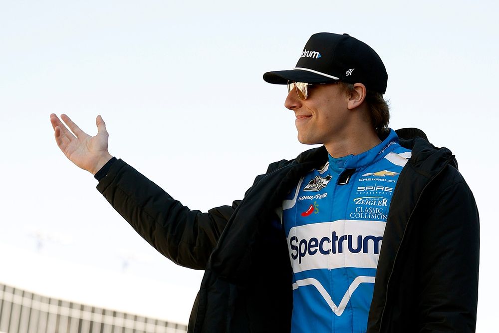 Carson Hocevar, No. 77 Spire Motorsports Chevrolet