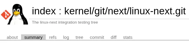Linux-Next Git