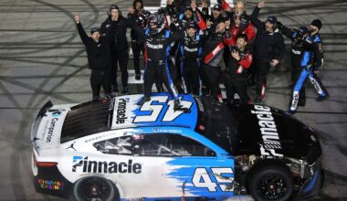 Tyler Reddick goes back-to-back, wins mad Atlanta Cup race with no fender