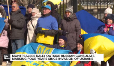 Montreal rally marks fourth year since Ukraine invasion