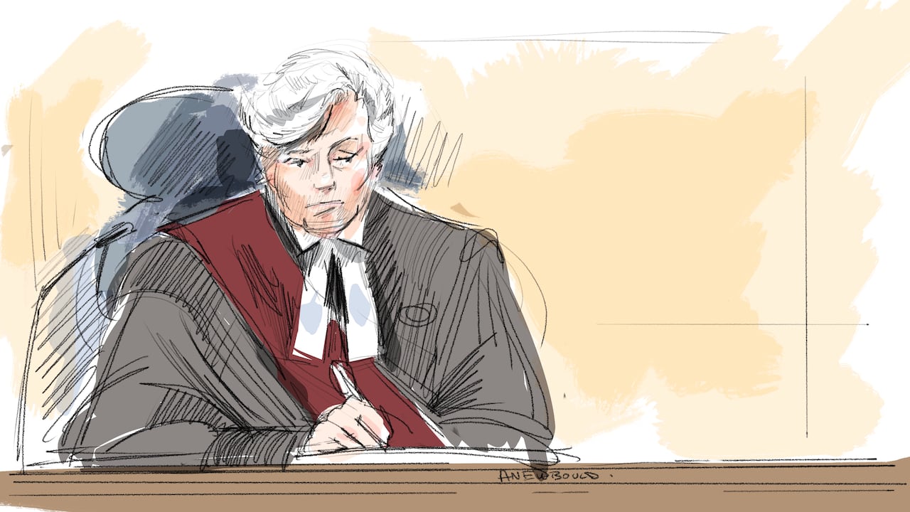  Ontario Superior Court Justice Anne Molloy is overseeing the judge alone sexual assault trial of Stronach in a Toronto courtroom