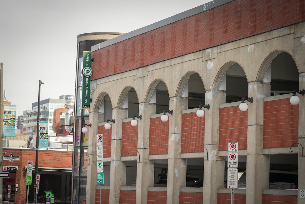 70 Clarence Street parking garage in ByWard Market, February 24, 2026
