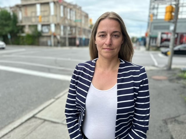 Stéphanie Plante in the Byward Market, 2023