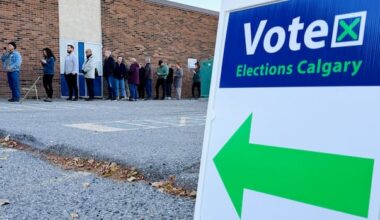 Many Calgarians stood in long lines in last fall's election. How busy was your voting station?