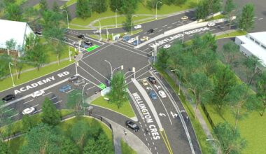 Lukes pushes to fast-track permanent bike lanes on Wellington Crescent