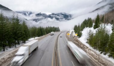 Heavy snowfall coming for B.C. Interior, Coquihalla Highway