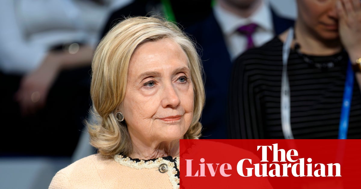 Hillary Clinton testifies that she has no information on Epstein’s criminal activities in House oversight hearing – live | US news