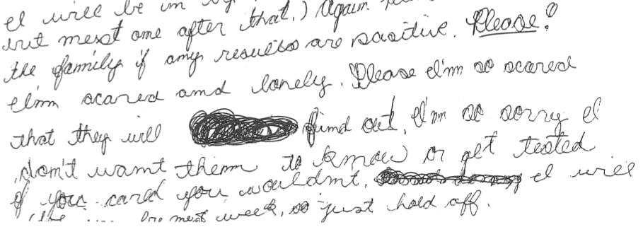 A letter sent in 2005.