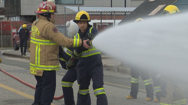 Group of Indigenous teens attend firefighting boot camp in Vancouver