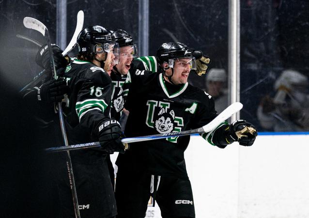 Huskies Hold Off T-Bird Rally to Take Game One of Canada West Semifinal