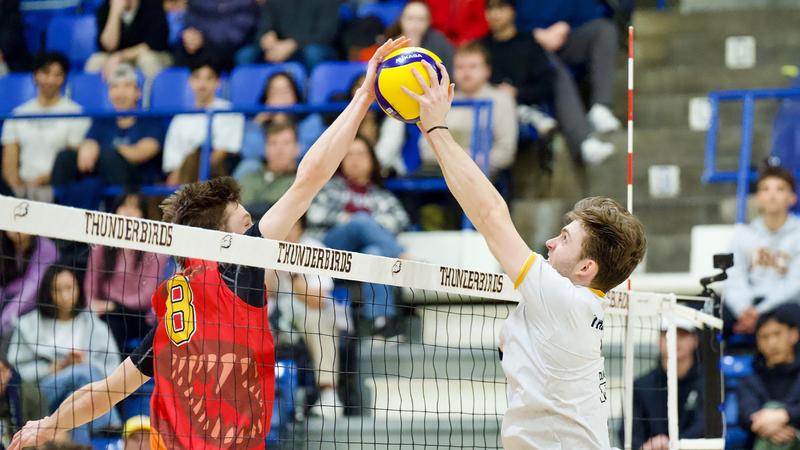 Thunderbirds eliminate Dinos in four-set playoff thriller
