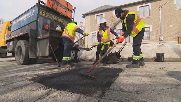 Toronto workers target 'wheel-eating, alignment-killing’ potholes in repair blitz