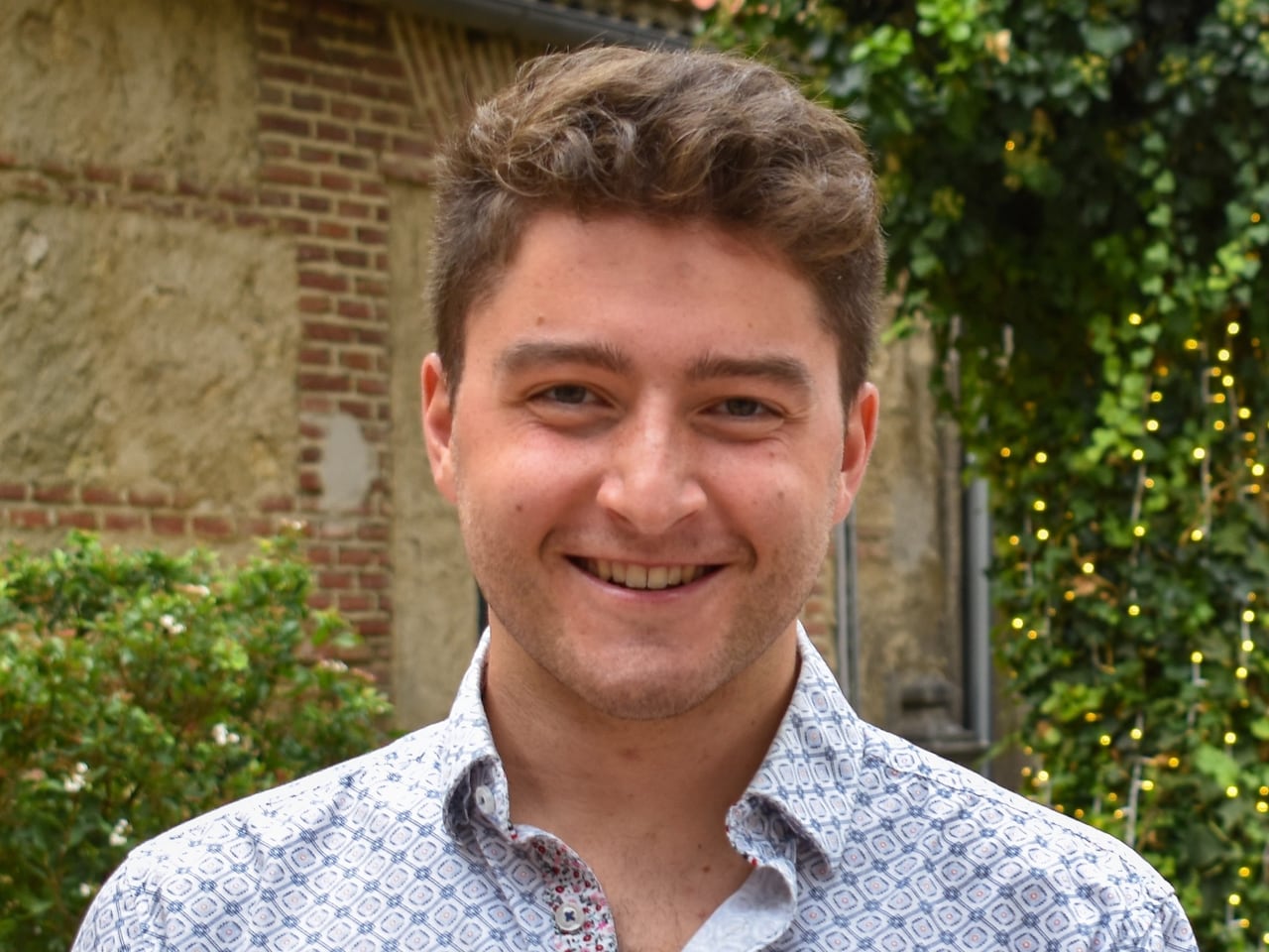 Head shot of a young man