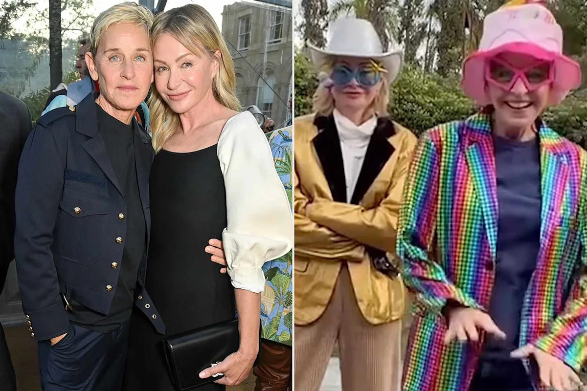 Ellen DeGeneres and Portia de Rossi Share Dispatch from California Following Decision to Split Time Between U.S. and U.K.