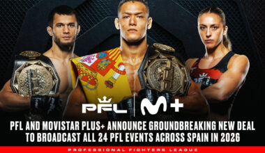 PROFESSIONAL FIGHTERS LEAGUE AND MOVISTAR PLUS+ ANNOUNCE NEW PARTNERSHIP TO BROADCAST ALL LIVE EVENTS IN SPAIN thumbnail