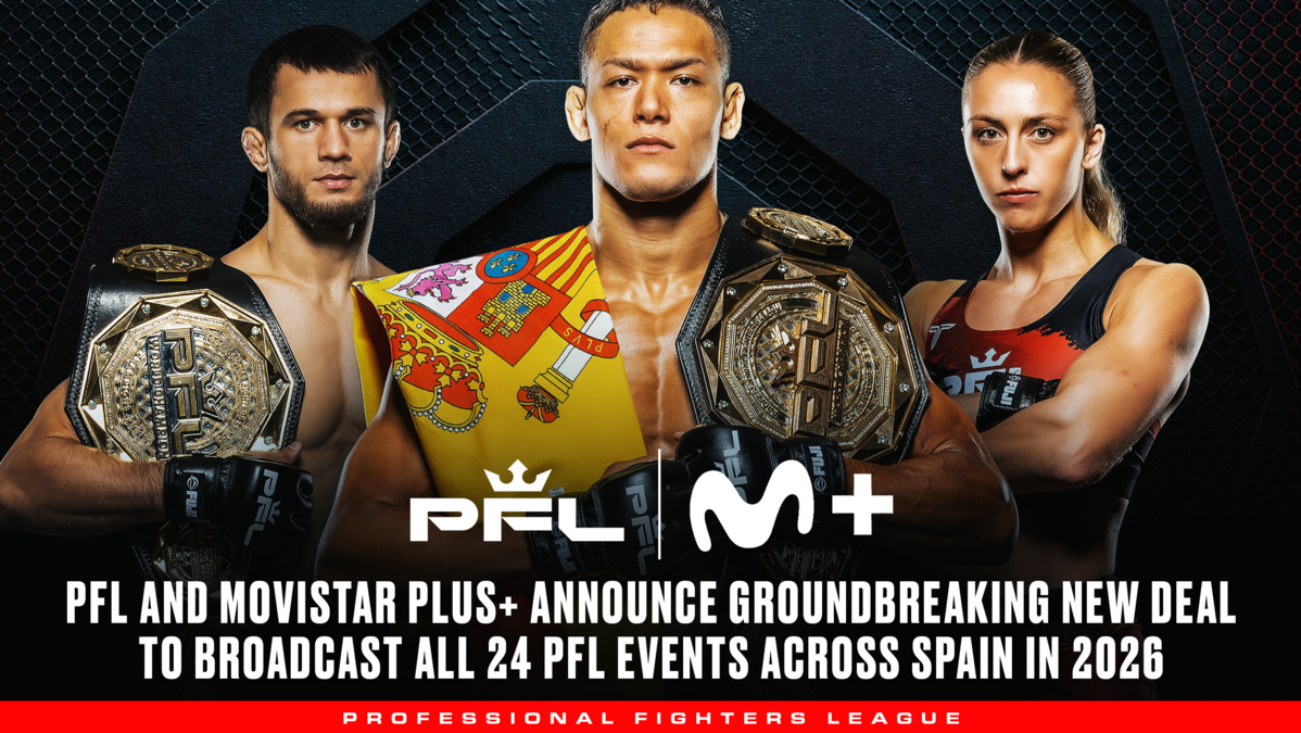 PROFESSIONAL FIGHTERS LEAGUE AND MOVISTAR PLUS+ ANNOUNCE NEW PARTNERSHIP TO BROADCAST ALL LIVE EVENTS IN SPAIN thumbnail