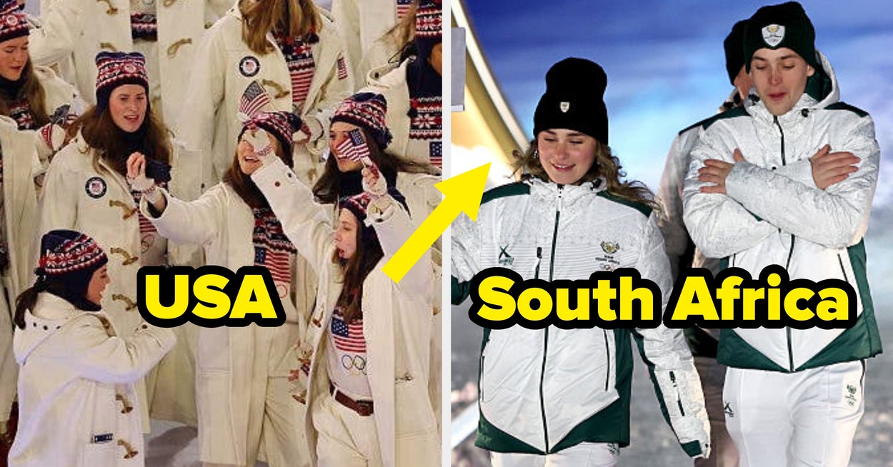 Here's Every Country's Outfit At The 2026 Winter Olympics Opening Ceremony - BuzzFeed
