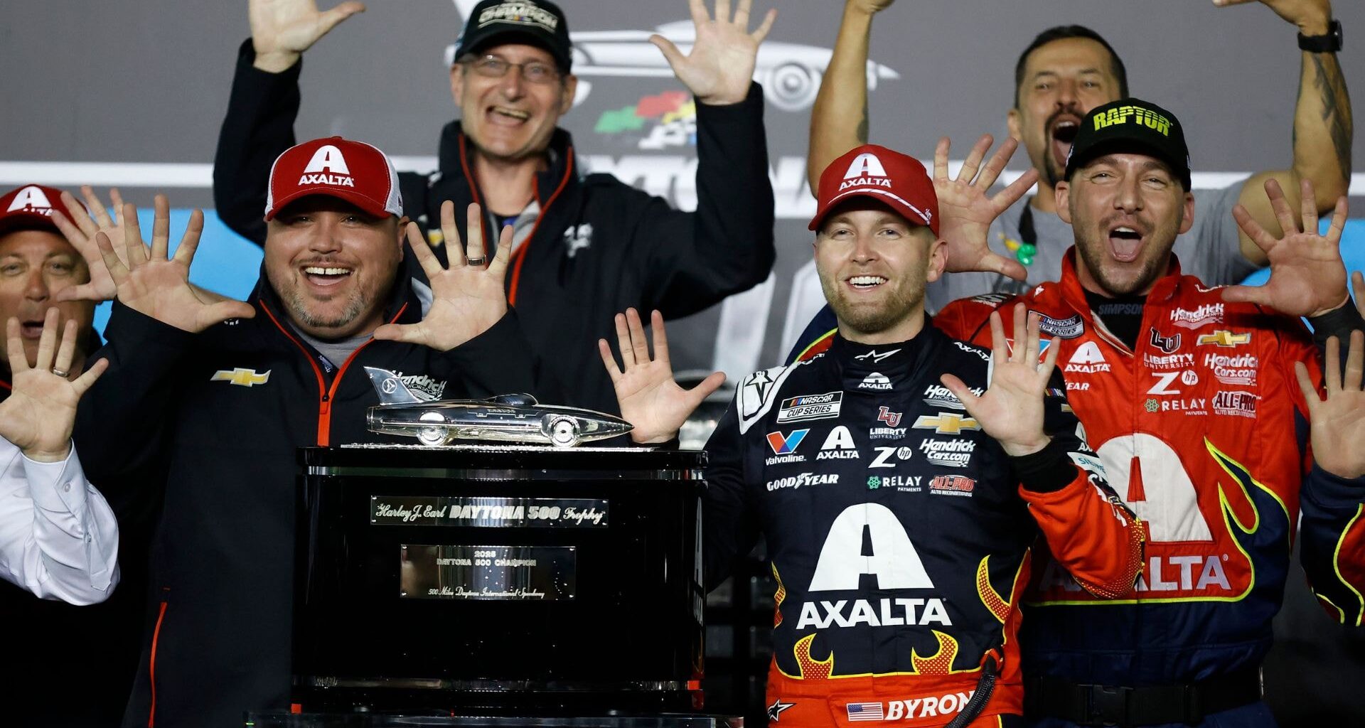Oct 30, 2025; Avondale, Arizona, USA; NASCAR Cup Series driver William Byron during Championship Four media day at Phoenix Raceway.