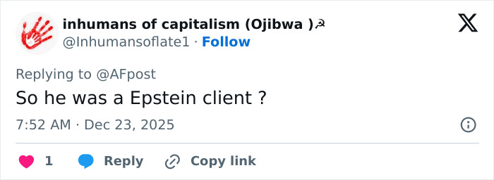 Screenshot of a social media post questioning Epstein client status amid Michael Jackson’s secret tapes on children. Screenshot of a social media post questioning Epstein client status amid Michael Jackson’s secret tapes on children.