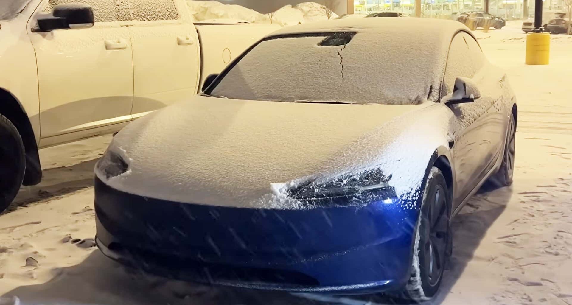 Here’s How Long A Tesla Model 3 Can Keep You Warm