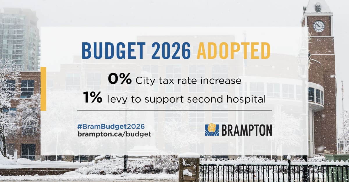 What Brampton’s 2026 Budget Means for You