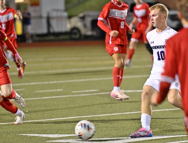 Jack Illig scored 47 goals in his two seasons playing for Phoenixville High School, including 17 as a freshman. (Photo by Joe Evans/JoeEvansPictures.com)