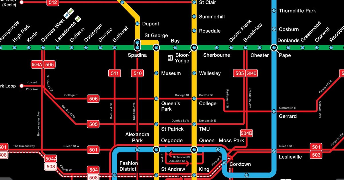 This is what Toronto's transit map will look like in the next decade
