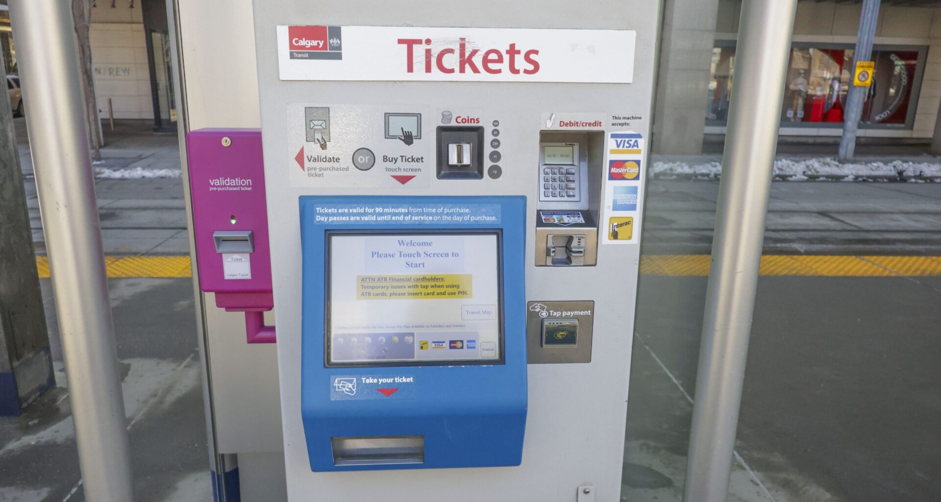 Is a 90 minute transfer window enough to cross Calgary via transit?