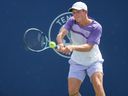 Davis Cup rookie Nicolas Arsenault, 19, of Richmond Hil, Ont., had a stunning first-round win at the National Bank Open in Toronto last July.