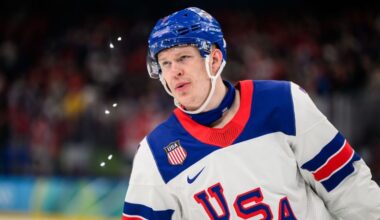 Brady Tkachuk: US Olympic hockey player distances himself from White House video trashing Canadians