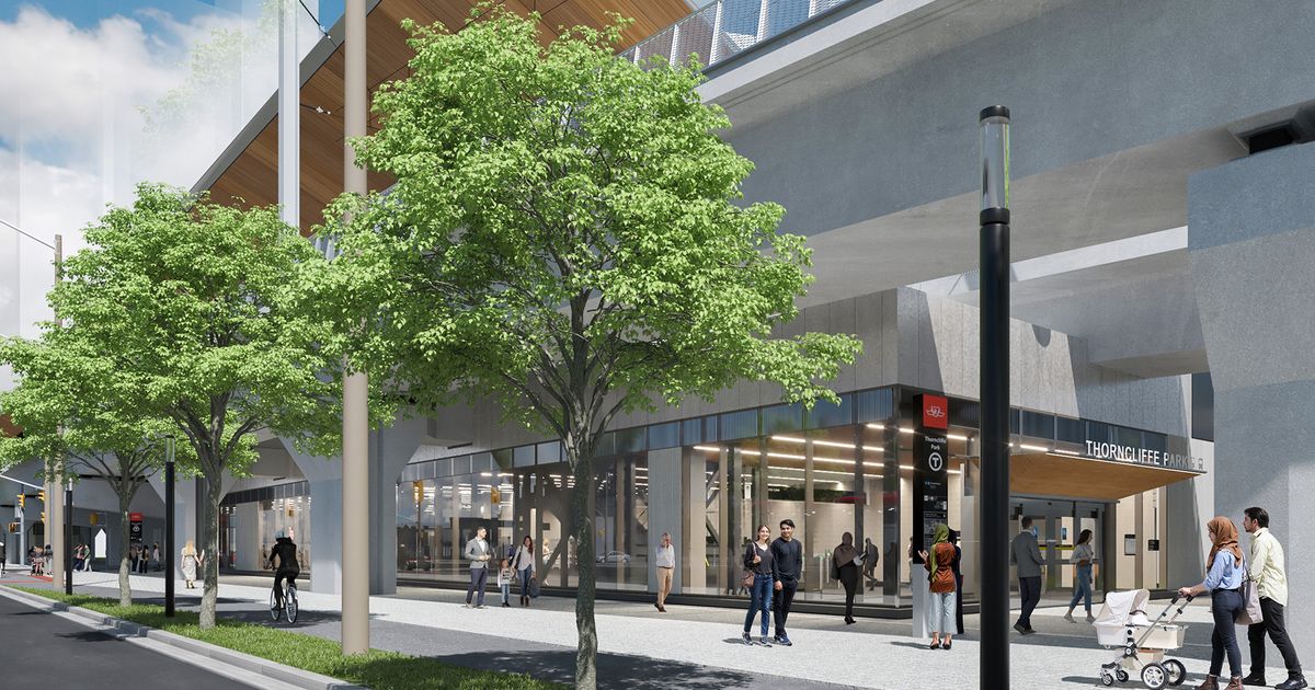 Here's what Toronto's new elevated subway stations will look like