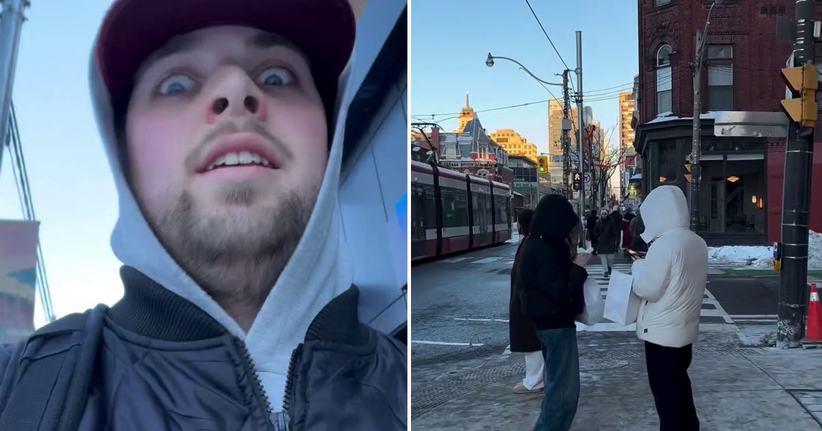 Someone in Toronto perfectly captures what makes walking in the city so frustrating