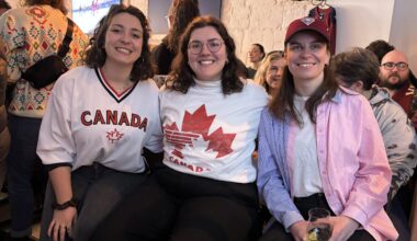 Montreal fans gather to watch Team Canada face USA in Olympic women’s hockey gold medal game