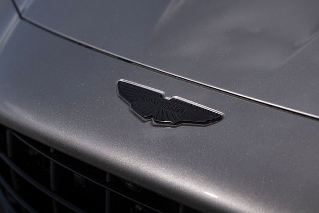 2026 Aston Martin Vantage S badge closeup