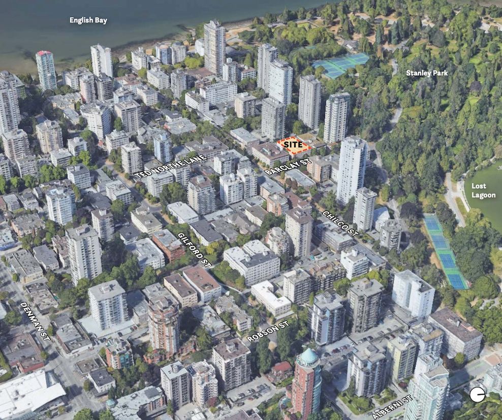 2030 Barclay Street Vancouver Stanley Park hotel
