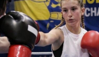 Inverkeithing's Ruby Price competed at boxing's Golden Girl event