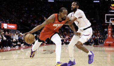 Kevin Durant Joins LeBron in NBA History, Excites Fans as Rockets Beat Kawhi Leonard, Clippers
