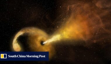 Why supermassive black hole continues to belch matter years after chewing up a star