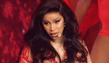 'That was the government' - Cardi B declares after falling on stage