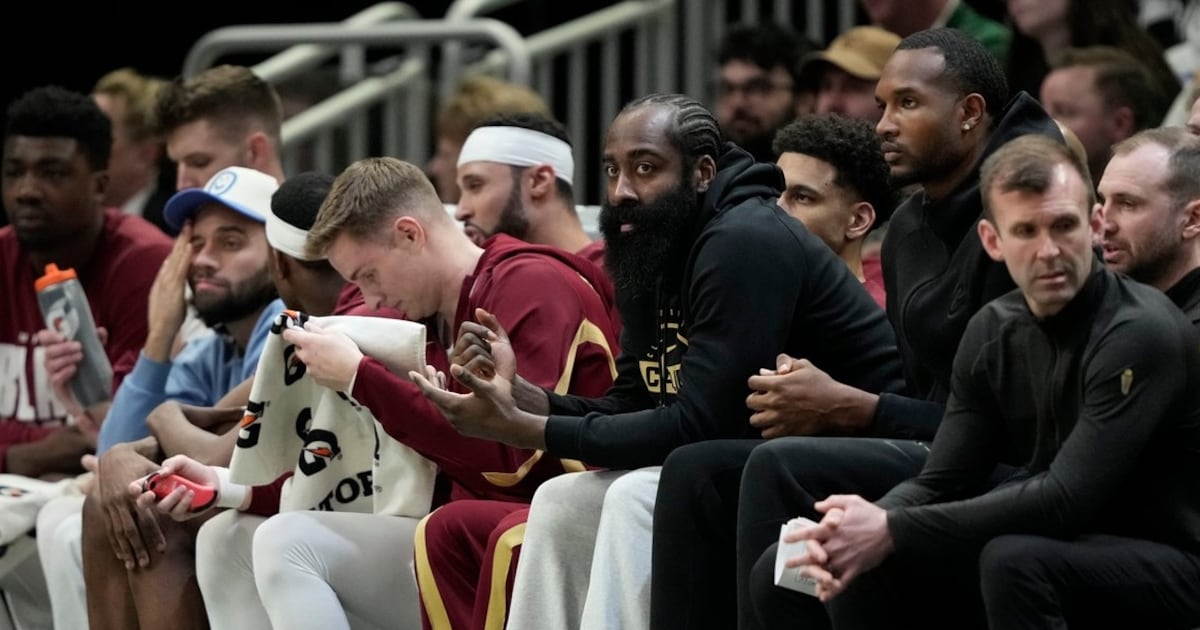 James Harden sits out Cleveland Cavaliers' game at Piston after fracturing thumb