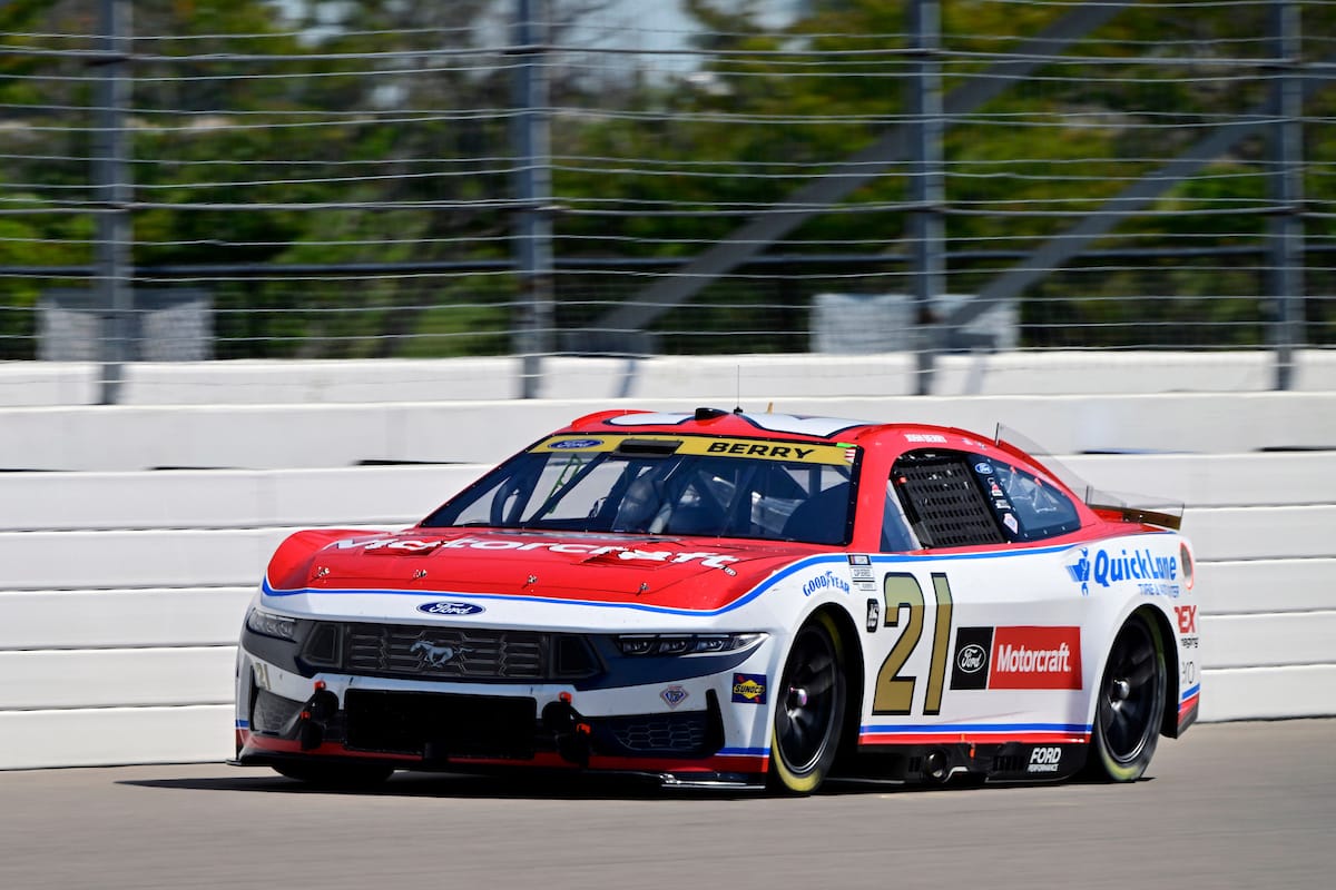 #21: Josh Berry, Wood Brothers Racing, Motorcraft  Quick Lane Ford Mustang
