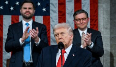 Trump speech touts economy, ICE efforts