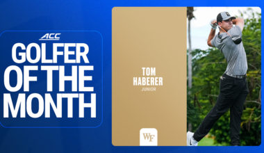 Wake Forest’s Haberer Named ACC Men’s Golfer of the Month