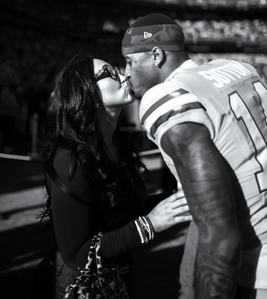 Brea Sutton and Courtland Sutton. @jet_lyfe2